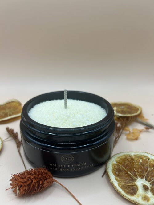 Greek Goddess Sand Candle